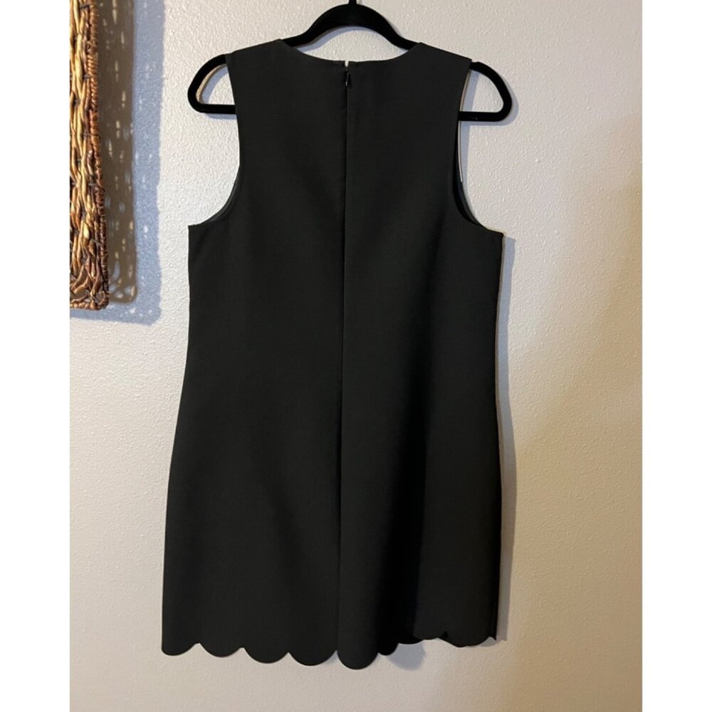 J Crew Dress 10 Black Cream Sleeveless Stretch Career Church Washable - Picture 5 of 5
